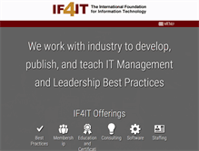 Tablet Screenshot of if4it.com